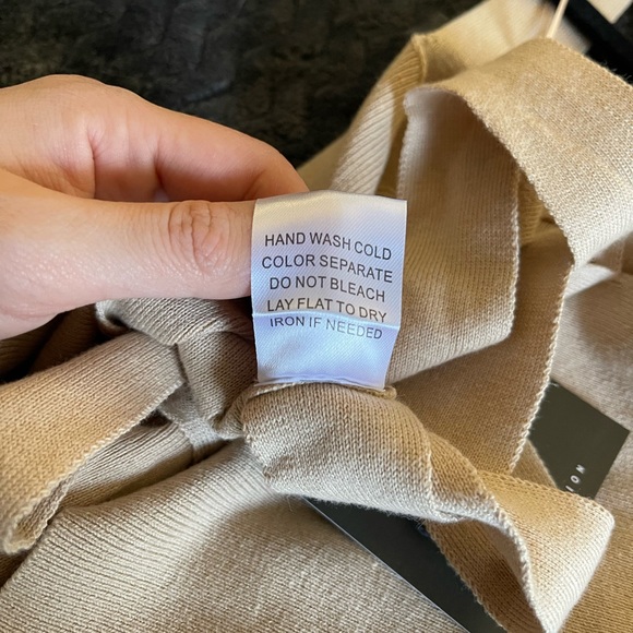 NWT Le Lis Knit Crop Top in Cream - Picture 7 of 10